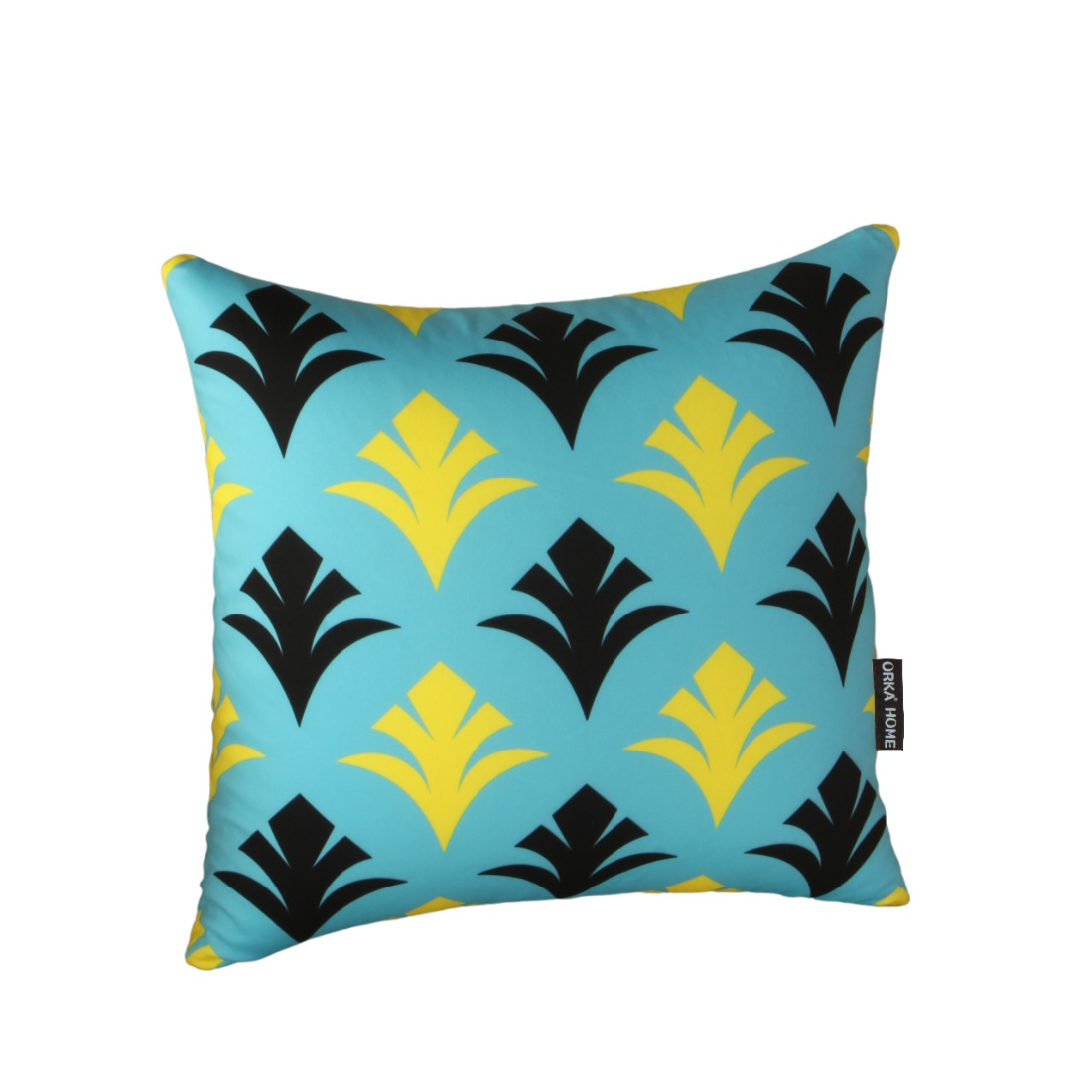 Orka Home Digital Printed Spandex Stretchable Fabric Microbeads Cushion (D32)